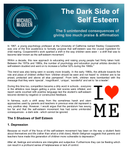 The dark side of self esteem