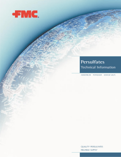 Persulfates - PeroxyChem