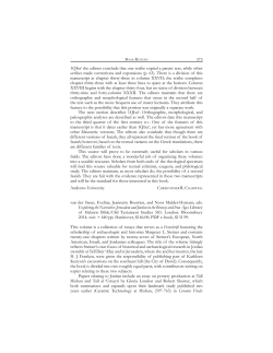 Jerusalem and Jordan in the Bronze and Iron Ages [review]