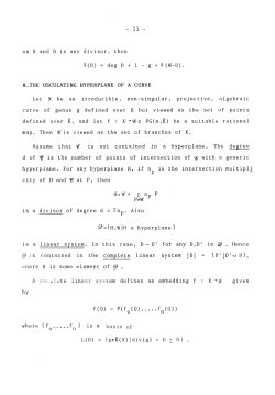 8.THE OSCULATING HYPERPLANE OF A CURVE