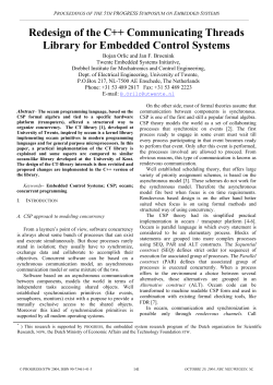 Proceedings of the 5th PROGRESS symposium