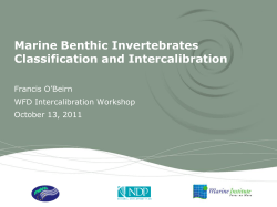 Benthic EQR - Coastal waters