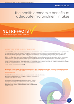 The health economic benefits of adequate