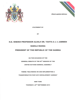 English - General Debate