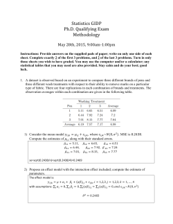 May - Statistics GIDP