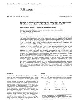 Reactions of the dihydroxybenzenes and their methyl ethers with