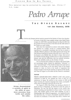 Pedro Arrupe - Xavier University