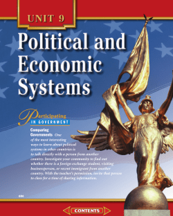 Chapter 25: Political Systems in Today`s World