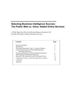 Conclusion - Bates Information Services