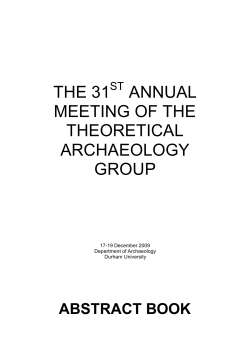 Abstracts (pdf file)