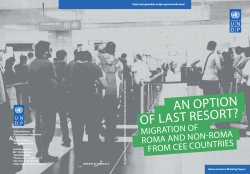 An option of last resort? Migration of Roma and Non-Roma