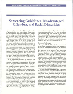 Sentencing Guidelines, Disadvantaged Offenders, and Racial