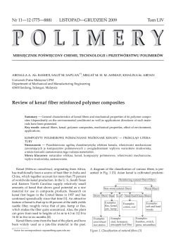 Review of kenaf fiber reinforced polymer composites