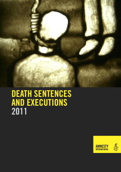 death sentences and executions 2011