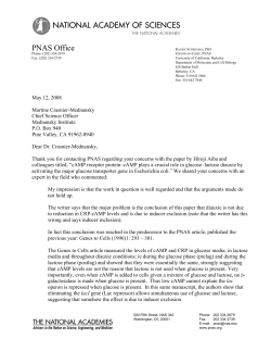 Diauxie correspondence