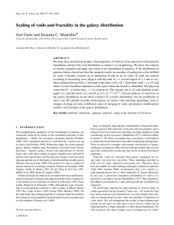 Scaling of voids and fractality in the galaxy distribution