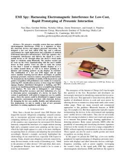 EMI Spy: Harnessing Electromagnetic - Media Lab Login
