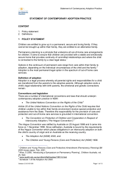Statement of contemporary adoption practice v2-0