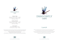 Macquarie Park Lunch Menu