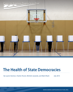 The Health of State Democracies