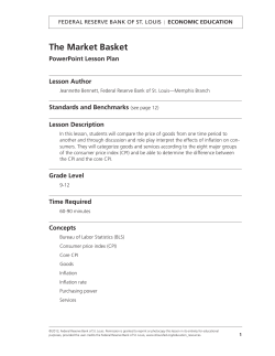 The Market Basket PowerPoint Lesson