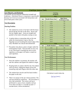 Curl-Ups (revised 2009)