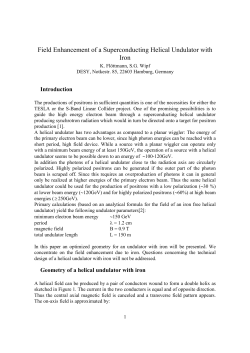 Field Enhancement of a Superconducting Helical Undulator with Iron