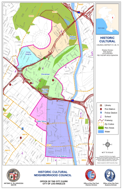 Map - Historic Cultural Neighborhood Council