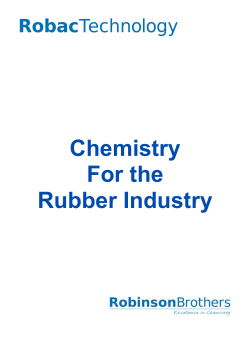 Chemistry For the Rubber Industry