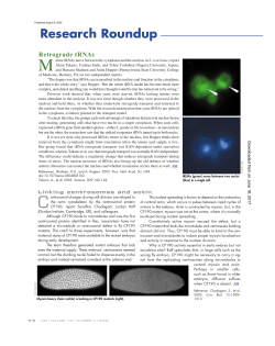 Research Roundup - The Journal of Cell Biology