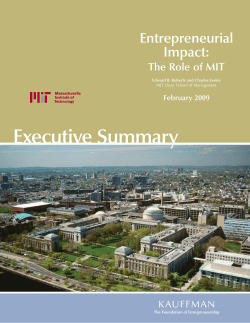 Read Entrepreneurial Impact: The role of MIT