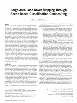 Large-Area Land-Cover Mapping through Scene-Based