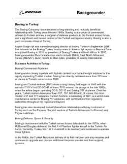 Turkey - Boeing