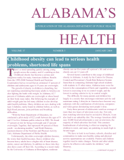 Childhood obesity can lead to serious health problems, shortened