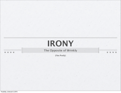 Irony