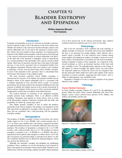 CHAPTER 92 Bladder Exstrophy and Epispadias