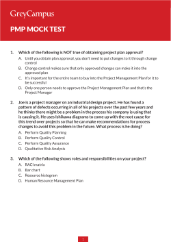 PMP MOCK TEST