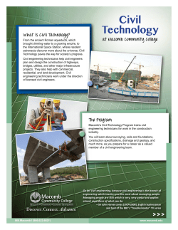 Civil Technology - Macomb Community College