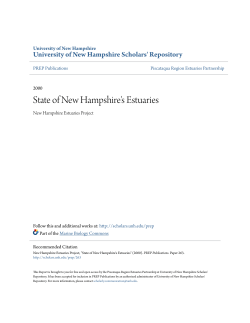 State of New Hampshire`s Estuaries