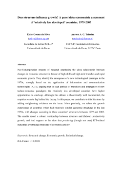 Does structure influence growth?