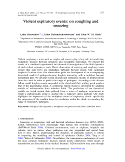 on coughing and sneezing - Lydia Bourouiba