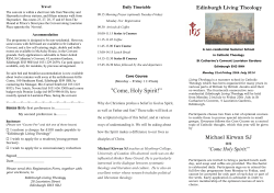 Come, Holy Spirit! - Jesuits in Britain