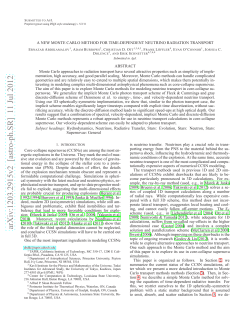 A New Monte Carlo Method for Time-Dependent Neutrino Radiation