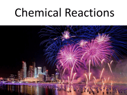 Chemical Reactions