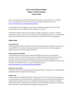 Board Update - Raymore-Peculiar School District