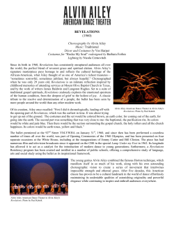 Revelations - Celebrity Series of Boston