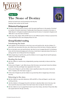 The Stone of Destiny - Oxford University Press