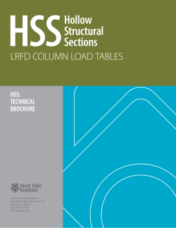 HSSHollow Structural Sections