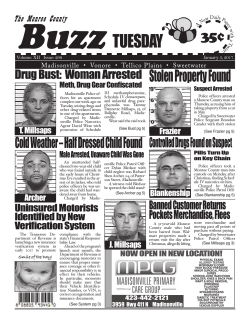 TUESDAY - Monroe County Buzz