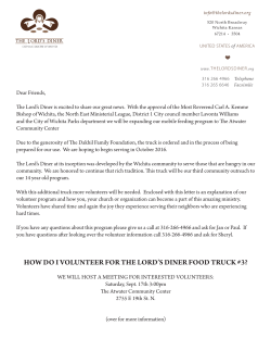 Atwater (NE) Food Truck - Catholic Diocese of Wichita